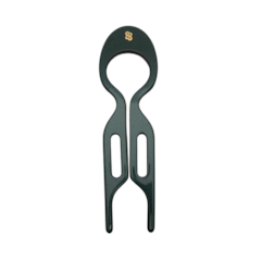 Palito HairPin Large (Grande) Verde Musgo Cintilante