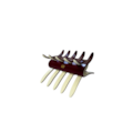 Pente CRAB Grande- Duo Collor Off White/Vermelh...