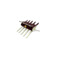 Pente CRAB Médio- Duo Collor Off White/Vermelho...