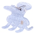 Prendedor Buenos Aires Medium Glitter Prateado