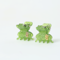 Prendedor Madrid Extra Small Glitter Verde