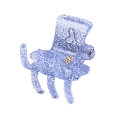 Prendedor Rome Intermediary  Glitter Prateado