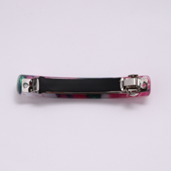 Presilha Alexia Grande Floral Rosa